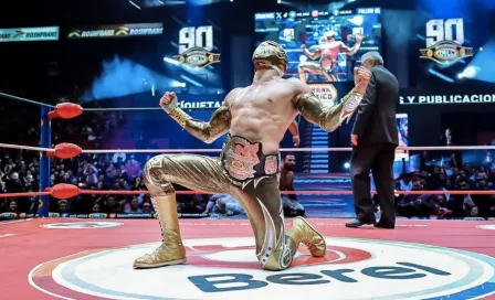 Máscara Dorada se convirtió en Campeón Mundial Histórico del CMLL