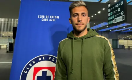 Gonzalo Piovi arribó a CDMX como primer refuerzo de Cruz Azul para el Clausura 2024