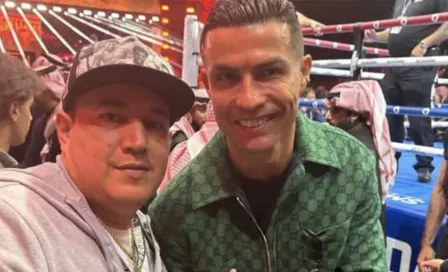 Eddy Reynoso presume foto con Cristiano Ronaldo en el Day of Reckoning 2023