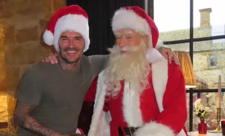 ¡Santa llegó a Miami! David Beckham y su familia presumen sus festejos navideños