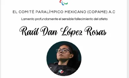 Fallece Raúl Dan López Rosas, atleta Parapanamericano mexicano 