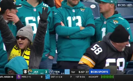 Aficionados de Steelers asistieron al Nissan Stadium para el duelo entre Jaguars y Titans