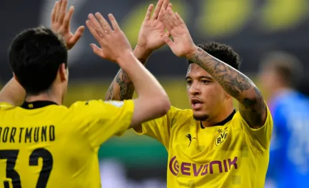 Borussia Dortmund golea a Darmstadt en el regreso de Jadon Sancho a la Bundesliga