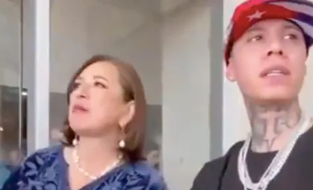 Santa Fe Klan niega conocer a Xóchitl Gálvez a pesar de aparecer juntos en video