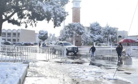 ¡Chihuahua congelada! Por frentes fríos caen nevadas en el estado 