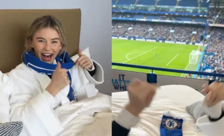 Influencer relata cómo es un juego de Chelsea desde la comodidad de una cama en Stamford Bridge