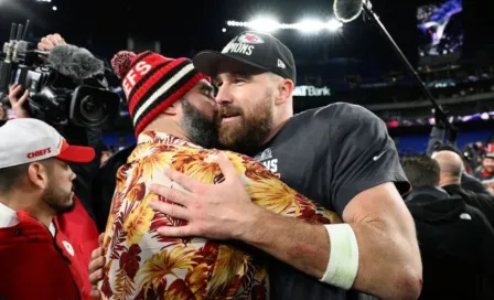 La emotiva felicitación de Jason Kelce a Travis tras el triunfo de los Kansas City Chiefs