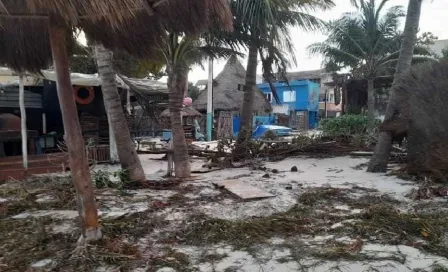 Holbox presenta inundaciones producto del frente frío 32