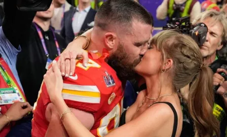 ¡Hubo anillo... De Super Bowl! Taylor Swift y Travis Kelce celebraron el triunfo de Kansas City