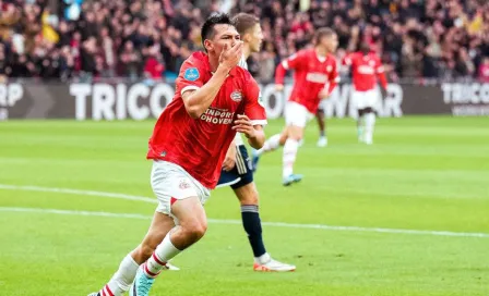 Chucky Lozano llegó a cien partidos con PSV, que venció a Heracles