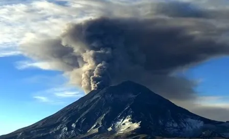 El Popocatépetl sigue dando espectáculo; cómo amaneció este jueves 22 de febrero