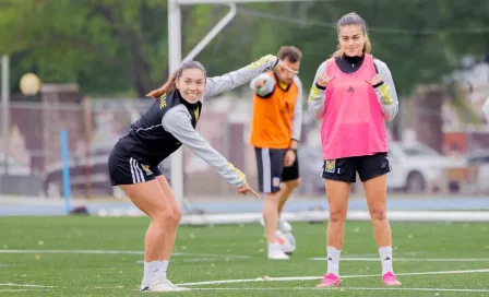 ¡A lo Will Smith! Tigres Femenil presume a Natalia Villarreal en sus entrenamientos