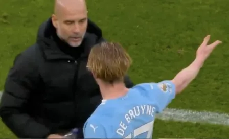 Kevin De Bruyne 'estalla' contra Pep Guardiola tras salir de cambio ante Liverpool