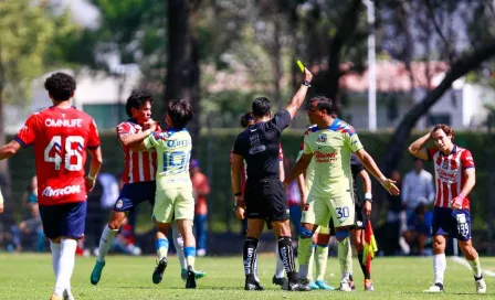 ¡Se armó la bronca! Chivas y América Sub 23 se fueron a los golpes tras la victoria rojiblanca