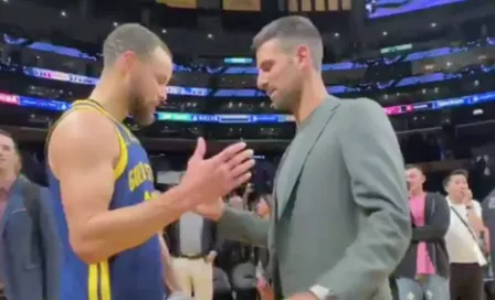 Stephen Curry y Novak Djokovic se encuentran en el Warriors vs Lakers