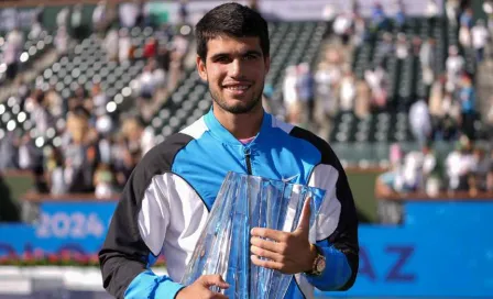 ¡Defendió su título! Carlos Alcaraz venció a Daniil Medvedev para coronarse en Indian Wells