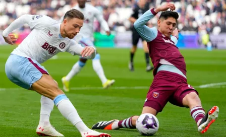 Edson Álvarez juega los 90 minutos en el empate entre West Ham y Aston Villa