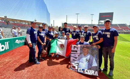 Víctor González se luce con los Yankees con su familia presente en el Alfredo Harp Helú