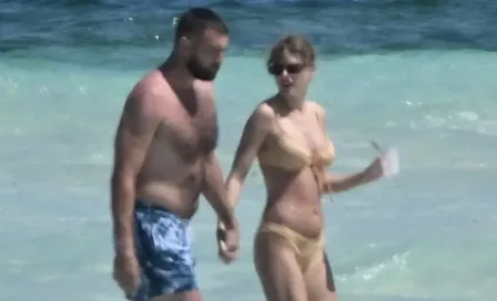 Travis Kelce responde a las críticas sobre su peso durante sus vacaciones con Taylor Swift