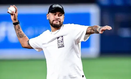 Neymar Jr. presente en el Openning Day de la MLB: El brasileño lanzó la primera bola en Miami