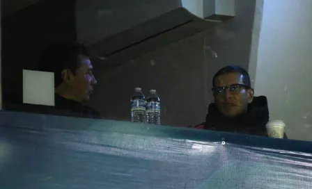 Jaime Lozano presente en el estadio para el juego de Cruz Azul vs Monterrey