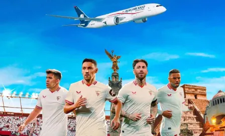 El Sevilla FC ‘aterriza' en México de la mano de Aeroméxico, con acuerdo de colaboración