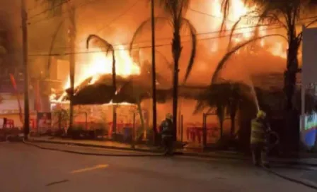 Aficionados de Rayados incendiaron restaurante tras el Clásico Regio