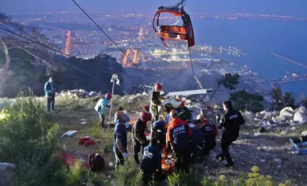 Accidente en Teleférico en Turquía, deja un muerto y varios lesionados  