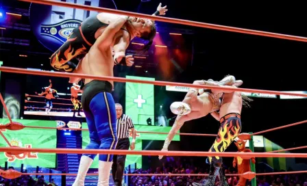 Los Infernales fueron sorprendidos por Mistico, Atlantis Jr. y Flip Gordon