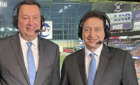 Enrique Burak y Antonio de Valdés presentes durante la México City Series