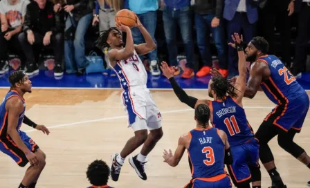 Maxey salva a 76ers de eliminación; vencen 112-106 a Knicks en tiempo extra