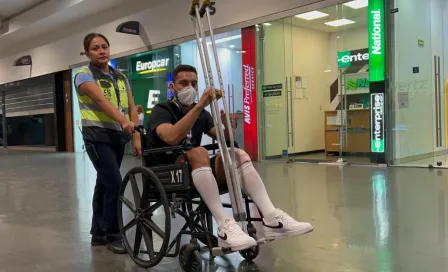 Sebastián Cáceres ya está en la Ciudad de México tras su operación de rodilla