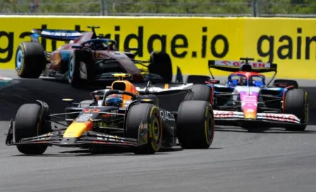 Checo Pérez reconoció que batalló ante Ricciardo y Leclerc en la sprint de Miami