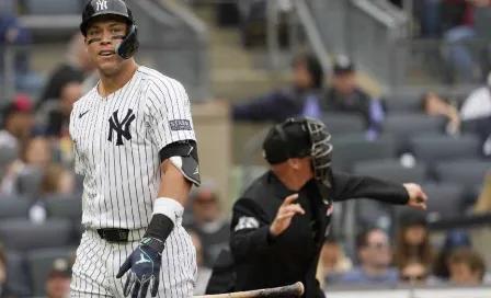 Aaron Judge, astro de los Yankees de Nueva York, es expulsado por primera vez en su carrera