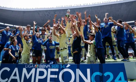 Hijos de Santiago Baños y Chucho Benítez se coronan con América Sub 14