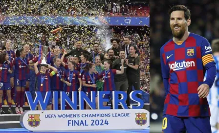 ¡No olvida su pasado culé! Leo Messi felicitó al Barcelona Femenil por el título de Champions League