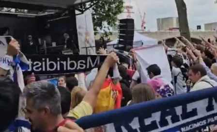 Aficionados del Real Madrid toman las calles de Londres y entonan cánticos previo a la Final 