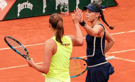 Giuliana Olmos, tenista mexicana, avanza a Cuartos de Final de Roland Garros en dobles femeninos