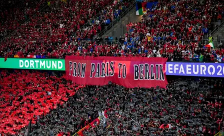 UEFA presenta cargos sobre aficionados de Albania por mensajes provocativos en el duelo vs Italia 