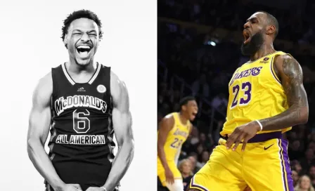 NBA: Lebron James jugará con su hijo Bronny en los Lakers