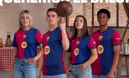 ¡Es hermosa! Barcelona presenta su nueva playera para la temporada 2024-2025