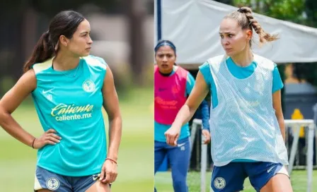 Camberos y Luebbert ya entrenan con América; Irene Guerrero también participó