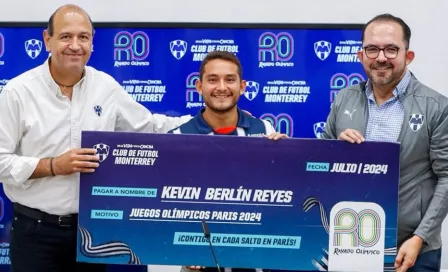 Rayados apoya a Kevin Berlín en su participación en clavados en París 2024