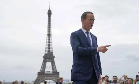 Peyton Manning demuestra siempre estar preparado, ahora como comentarista en París 2024