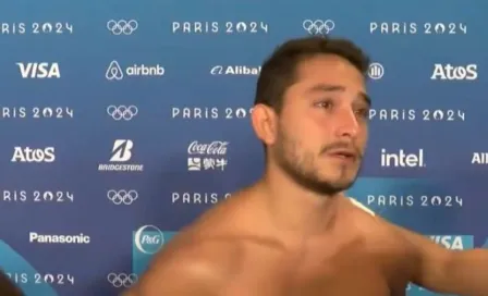 París 2024: Kevin Berlín rompe en llanto tras finalizar en cuarto lugar en clavados 