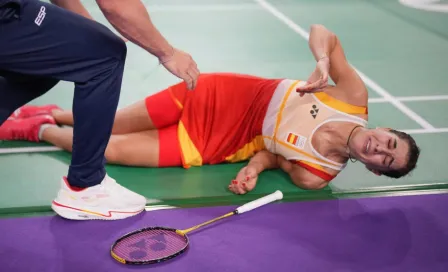 Drama en París 2024 por retiro de española Carolina Marín en la Semifinal de bádminton