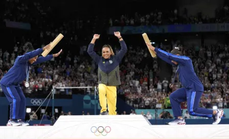 ¡Le quita oro a Simone Biles! Rebeca Andrade se corona en la Final de Piso de la Gimnasia Artística