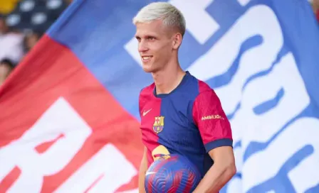 Dani Olmo es presentado como refuerzo ante la afición de Barcelona