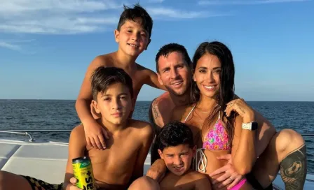 Lionel Messi comparte imágenes de sus vacaciones con la familia