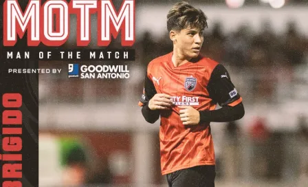 Juan Brigido marcó gol en su debut con el San Antonio FC